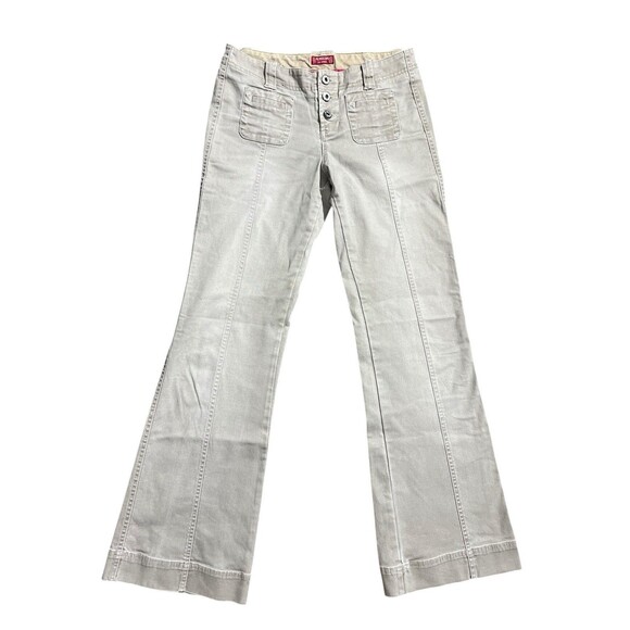 Periscope Cargo Pants Flare Y2K Womens Button Fly Sz 3 - Picture 1 of 11